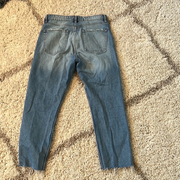 NWOT ZARA HIGH WAISTED STRAIGHT LEG DENIM - Picture 3 of 3
